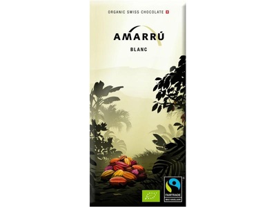 Amarru, Amarru Tafelschokolade Blanc 100 g, PRONATEC AMARRÚ Schokolade Blanc Bio Fairtrade (100g)