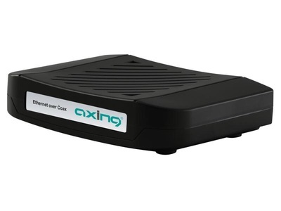 AXING, Axing Ethernet-over-Coax Netzwerk-Adapter-Set EoC 2-11, LAN- und WLAN-Verteilung über Koaxkabel, 