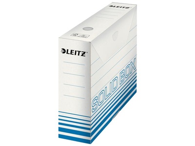 Leitz, Leitz Archivschachtel Solid, 80 mm, Leitz Archiv-Box Solid, A4, blau, 6127-00-30