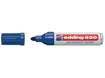undefined, EDDING Permanent Marker 550 3-4mm 550-3 blau, Edding 550, Permanent Marker, 3-4mm, blau, 550-3