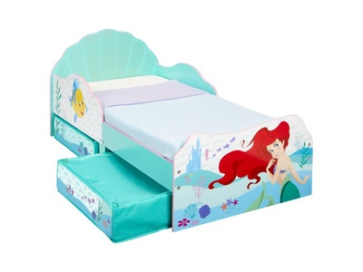 Worlds Apart, Worlds Apart Worlds Apart Kinderbett Kinderbett, Moose Toys Kinderbett mit Stauram Disney Prinzessin Arielle