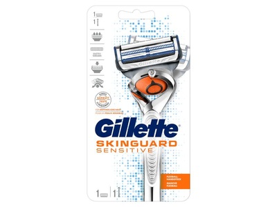 Gillette, Gillette Skinguard Sensitive Rasierapparat, Gillette SkinGuard Sensitive Flexball Rasierer