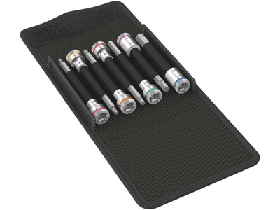 Wera, Wera 8740 B HF 05003181001 Innen-Sechskant Steckschlüssel-Bit-Einsatz-Set 7teilig 3/8 (10 mm), Wera Stecknuss-Set 8740 B HF Imperial 1 Zyklop 3/8
