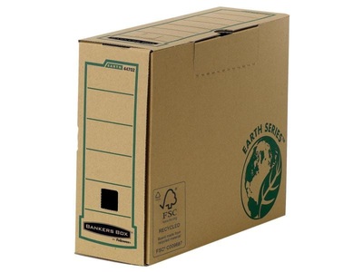 Fellowes, Fellowes Archivschachtel R-Kive, Fellowes Archivschachtel R-Kive EarthSeries A4 10 cm 20 Stück