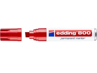 undefined, EDDING Permanent Marker 800 4-12mm 800-2 rot, Edding 800, Permanent Marker, 4-12mm, rot, 800-2