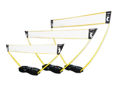 HAMMER, HAMMER Volleyball-Netz 3 in 1 Set für Volleyball, Badminton, HAMMER Volleyballnetz 3 in 1 Set