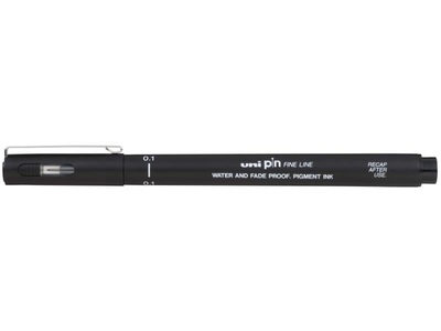 Uni Fineliner PIN 0.1 mm Schwarz