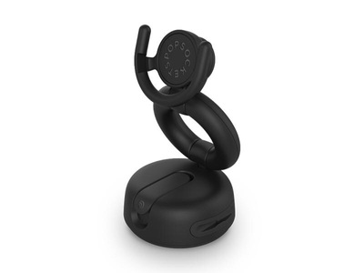 POPSOCKETS, Popsockets Car Dash & Windowshield - Handy Griff und Ständer (Schwarz), 