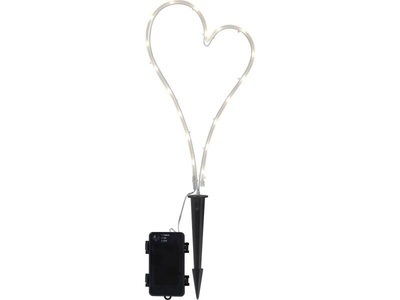 Best Season, LED-Außendekoleuchte Decorationheart mit Batterie, 