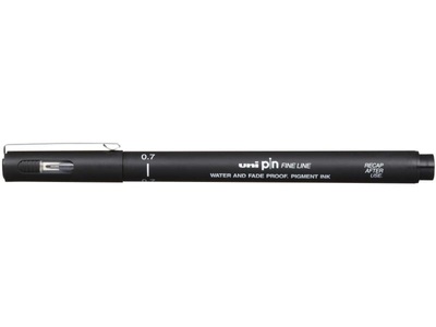 Uni Fineliner PIN 0.7 mm Schwarz