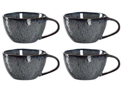 LEONARDO, Leonardo Kaffeetasse Matera 290 ml, 4, Matera Anthrazit 290 ml, 4 Stück