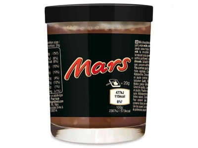 Mars UK, Mars UK Mars UK Brotaufstrich Mars 200 g, Mars Brotaufstrich 200g