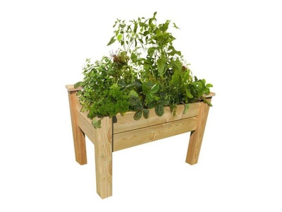 Bio Green, Bio Hochbeet, 1000 x 600 x 750 mm, aus Lärchenholz, BioGreen Hochbeet Bio 100 x 60 x 75 cm
