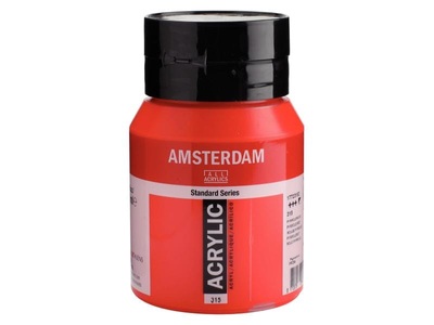 Amsterdam, Amsterdam Acrylfarbe Standard, Talens Acrylfarbe Amsterdam, pyrrolerot, 17723152, (500ml)