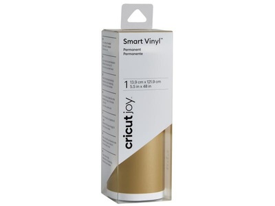 Cricut, Cricut Vinylfolie Joy 13.9 cm x 121.9 cm, Cricut Joy Smart Vinyl Permanent Folie Gold