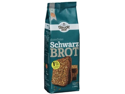 BAUCK, BAUCK Backmischung Bio Schwarzbrot, Schwarzbrot glutenfrei bio (500g)