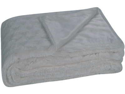 CONFORAMA, Decke Für Sofa COOLE Unifarben Grau Polyester 150 x 200 cm, Decke COOLE 140x200cm grau unifarben