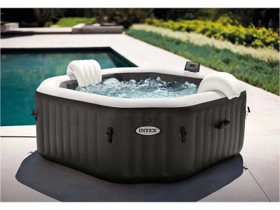 CONFORAMA, SPA aufblasbar PURESPA JET & BUBBLE, Intex Pool »Whirlpool Purespa Jet und Bubble Deluxe Ø 201«