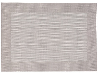 CONFORAMA, Tischset TARA Plastik Taupe, Tischset TARA taupe