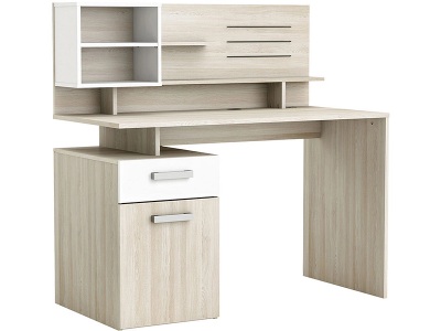 CONFORAMA, Schreibtisch MALICIA kronberg-eiche, weiss