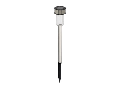 ED NL, LED Solarlampe SET 10-teilig, Set von 10 Solarleuchten LED Ø5cm x 34.6cm 0.2W durchsichtig