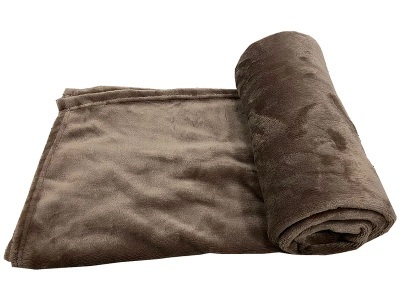 CONFORAMA, Decke MOLY120 120x160cm taupe unifarben