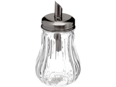 CONFORAMA, Zuckerdose BOWL Ø7cm Glas weiss