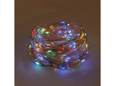 undefined, LED-Girlande CROSBY 0.1cm silberfarben