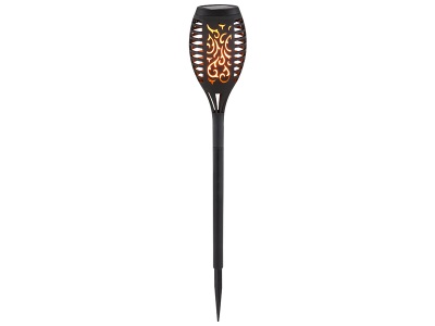 mutoni light, Solarleuchte Kunststoff schwarz 12xLED, Set von 3 Solarleuchten LED SOLAR 5m 0.2W schwarz