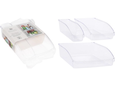 Koop, Kühlschrank Organizer 3er Set, Kühlschrank Organizer Set 3-teilig