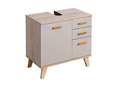 undefined, Unterwaschbeckenschrank HOLM Grau, Unterwaschbeckenschrank HOLM Grau