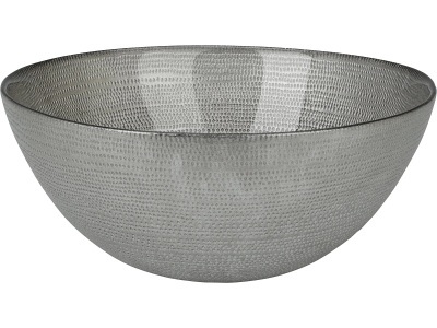 undefined, Salatschüssel CARRY glas silberfarben, 