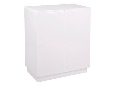 undefined, Kommode MODERN 2 Türen 40x76.8x90.2cm weiss, Kommode MODERN 2 Türen 40x76.8x90.2cm weiss