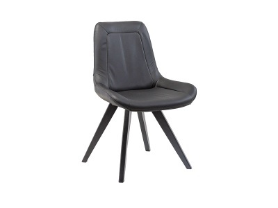 undefined, Stuhl AROSA Leder schwarz, Stuhl AROSA Echtleder schwarz
