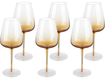 undefined, Weinglass TOLGA 6 -teilig braun 48 cl