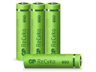 GP Batteries, GP Batteries ReCyko+ HR03 Micro (AAA)-Akku NiMH 850 mAh 1.2 V 4 St., GP Batteries Akku »4er Pack AAA Akku GP NiMH 850 mAh ReCyko 1,2V«, AAA, 850 mAh