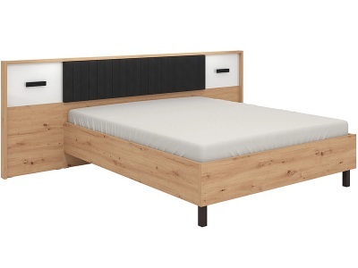 undefined, Bett PALMS 180x200cm artisan eiche, Bett PALMS 180x200cm artisan eiche