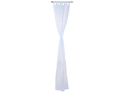 undefined, Vorhang SICILE 110x240cm pfote / kräuselband durchsichtig türkis, Vorhang SICILE 110x240cm pfote / kräuselband durchsichtig türkis