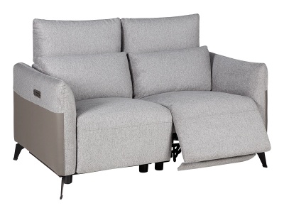 undefined, 3er Sofa RICH Stoff dunkelgrau