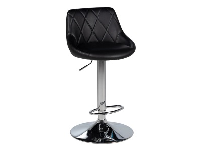 undefined, Barhocker DUSTIN Spanplatte schwarz, Barhocker DUSTIN Synthetisches Leder schwarz