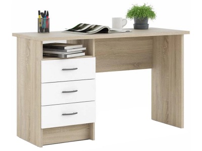 undefined, Schreibtisch LEO 48.1x120.1x72.6cm eiche