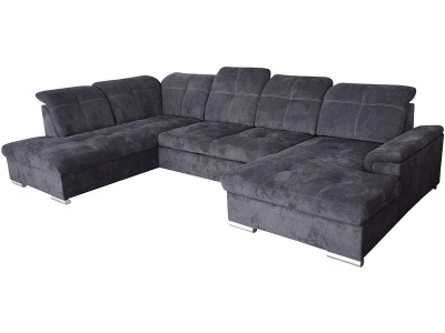 undefined, Ecksofa BRUNO Stoff anthrazit, Ecksofa BRUNO Stoff anthrazit