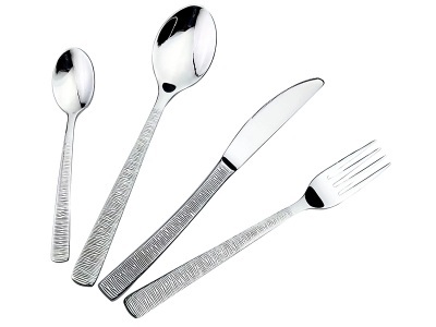 undefined, Besteck-Set ZABOU 24-teilig silberfarben, Besteck-Set ZABOU 24-teilig silberfarben