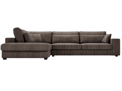 undefined, Ecksofa CARMEX Stoff braun, Ecksofa CARMEX Stoff braun