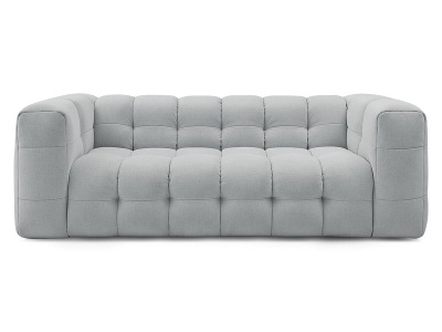 undefined, 3er Sofa BOBOCHIC CLOUD Stoff hellgrau