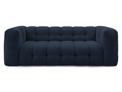 undefined, 3er Sofa BOBOCHIC CLOUD Stoff dunkelblau