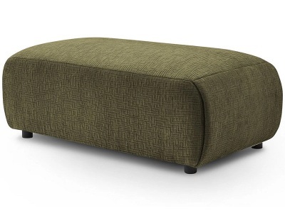 undefined, Hocker JEANNE 117x66x45cm stoff mit textur grün, Hocker BOBOCHIC JEANNE 117x66x45cm stoff mit textur grün