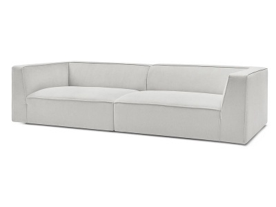 undefined, Sofa BOBOCHIC MOLIERE Cord-Stoff hellgrau, Sofa BOBOCHIC MOLIERE Cord-Stoff hellgrau