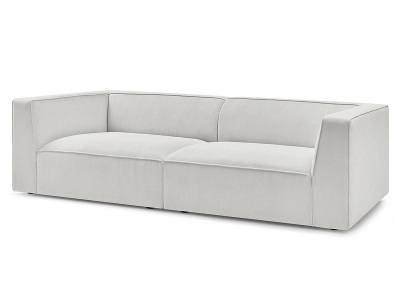 undefined, Sofa BOBOCHIC MOLIERE Cord-Stoff hellgrau, Sofa BOBOCHIC MOLIERE Cord-Stoff hellgrau