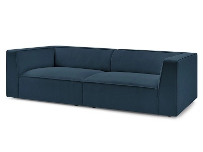 undefined, Sofa BOBOCHIC MOLIERE Cord-Stoff dunkelblau, Sofa BOBOCHIC MOLIERE Cord-Stoff dunkelblau